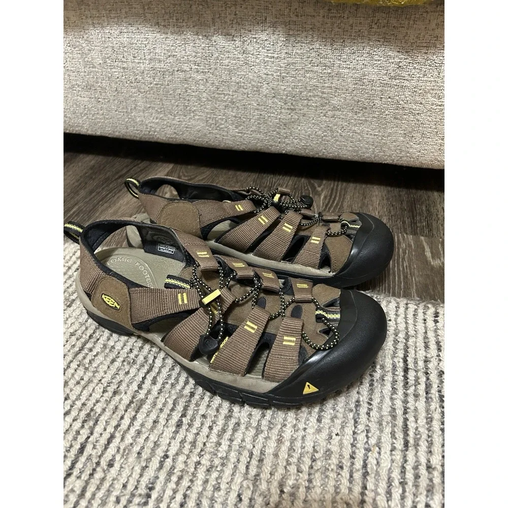 Keen Newport H2 Sandals Men Size 13 Brown Waterproof Sport Hiking Outdoor